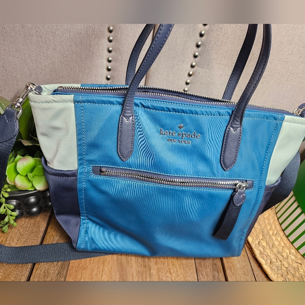 Kate Spade Crossbody Tote Dark Peacock - Picture 12 of 12